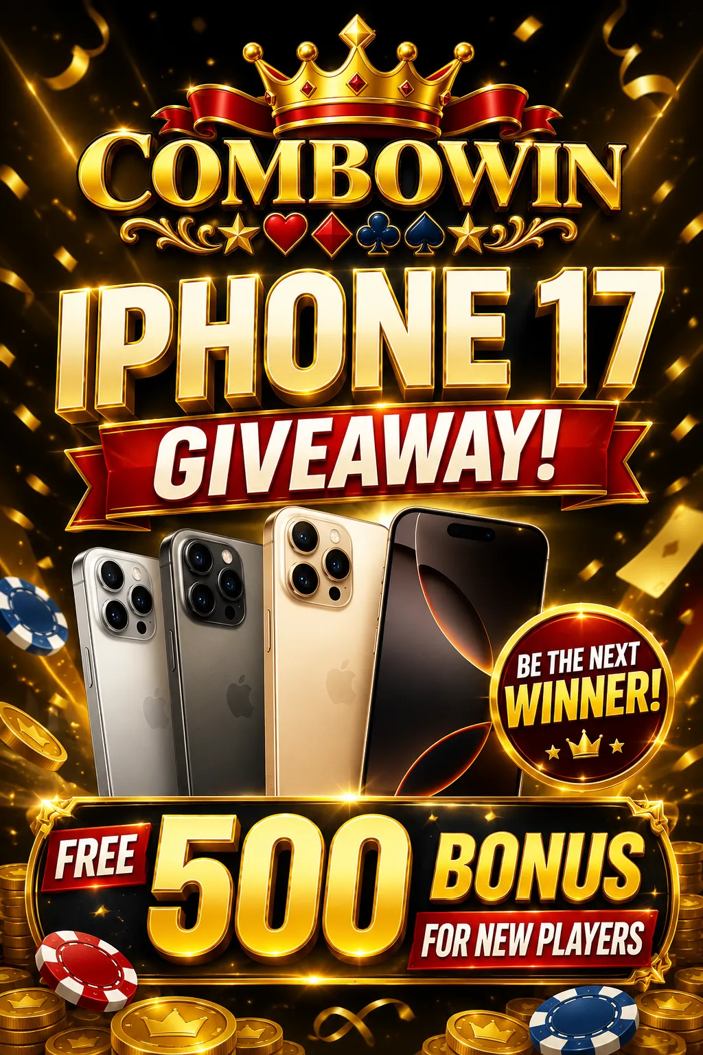 Combowin iPhone 17 giveaway promotion